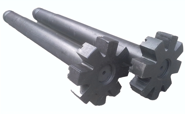 Alumina degassing graphite rotor