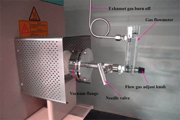 H2 Gas Tube Furnace with Alumina Tube and H2 Detector