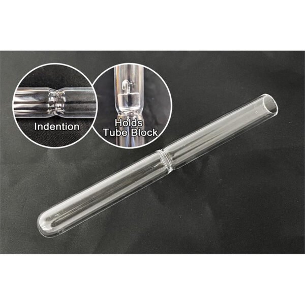 QZTube2 One End Closed Quartz Tube for Vacuum Ampule
