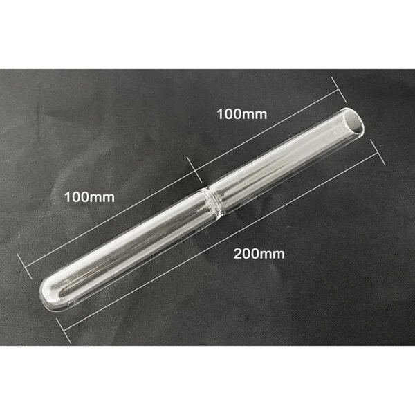 QZTube3 One End Closed Quartz Tube for Vacuum Ampule
