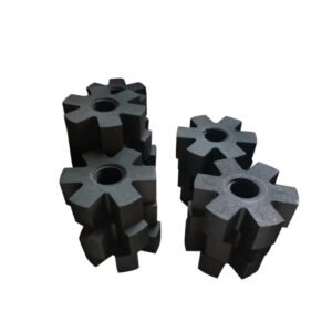 Alumina degassing graphite rotor