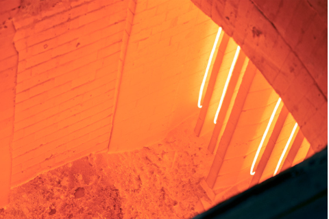 High temperature electric muffle furnace